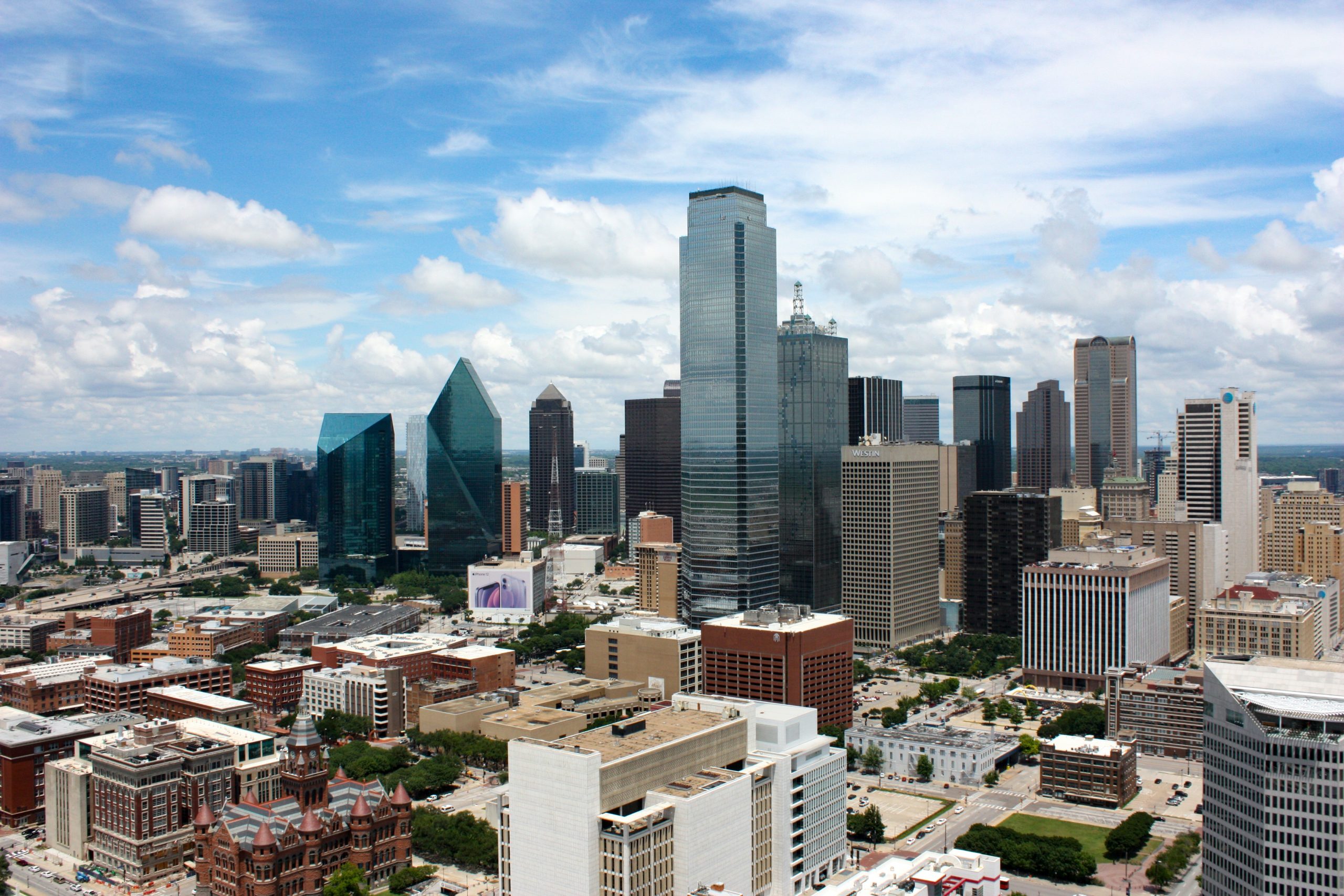 Aerial View of Downtown Dallas