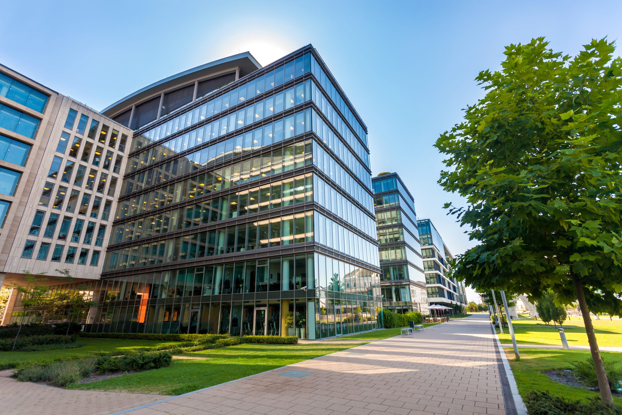 Alley,With,Office,Buildings,In,Modern,Budapest,Area Alley,With,Office,Buildings,In,Modern,Budapest,Area