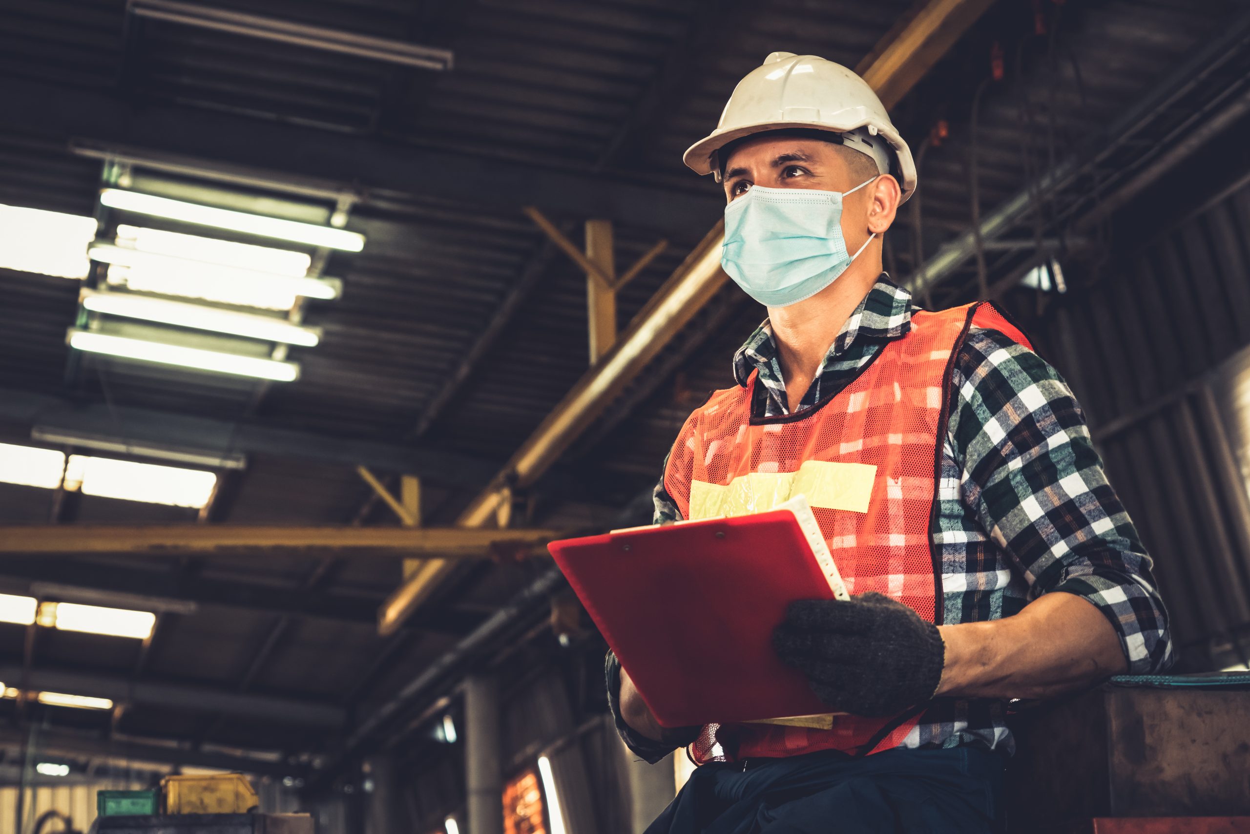 Factory,Workers,With,Face,Mask,Protect,From,Outbreak,Of,Coronavirus