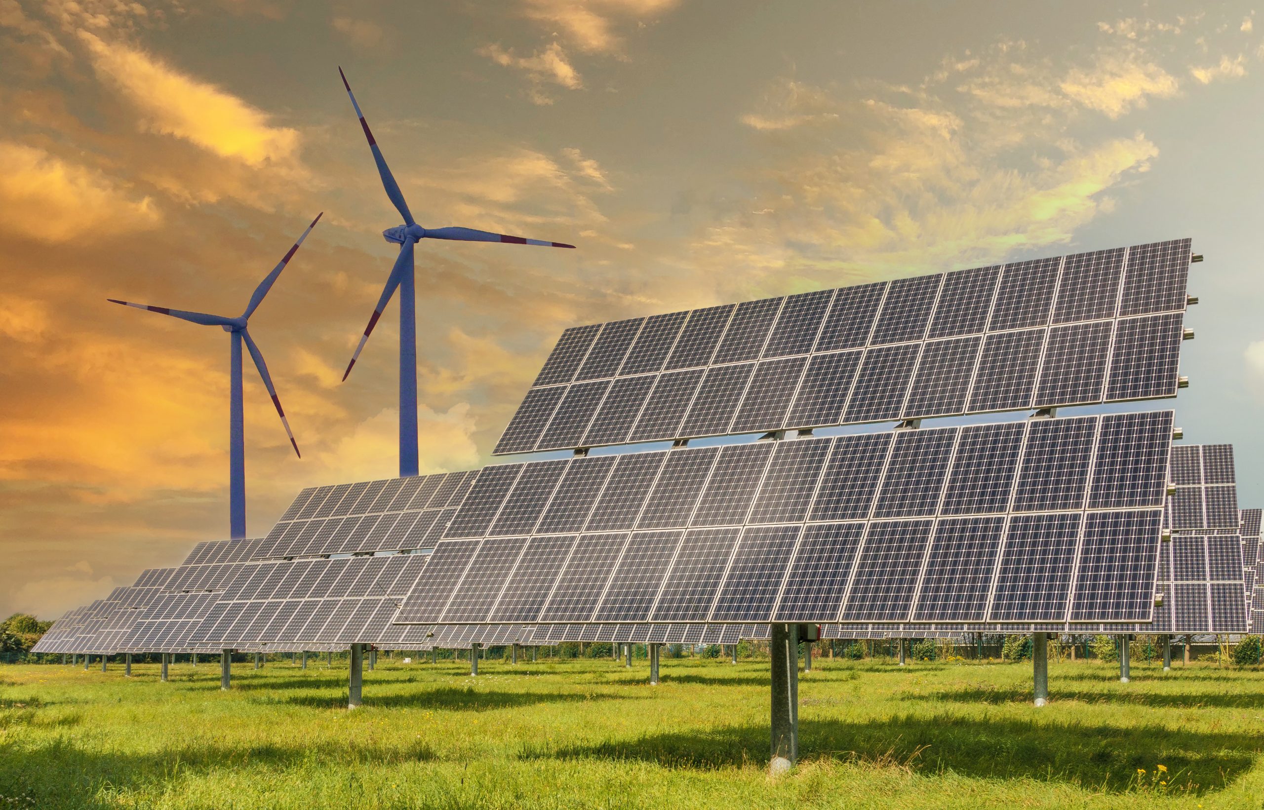 Solar,Panels,Wind,Turbines,Installed,As,Renewable,Energy,Sources,For Solar,Panels,Wind,Turbines,Installed,As,Renewable,Energy,Sources,For