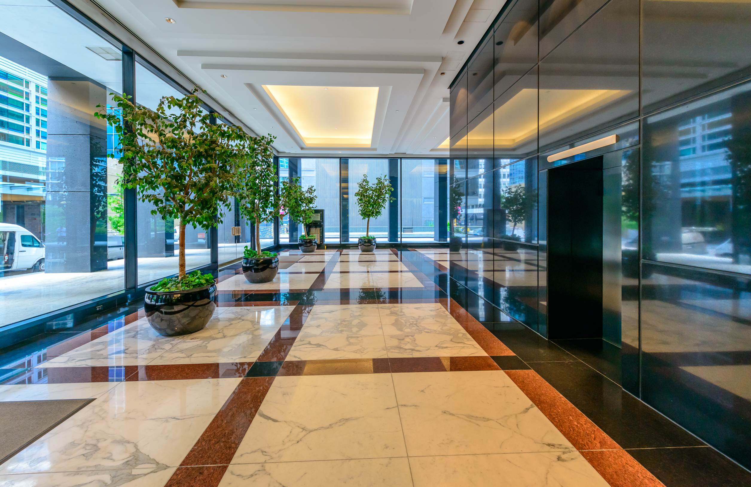 Perspective,Of,The,Modern,Lobby,,Hallway,Of,The,Luxury,Hotel,