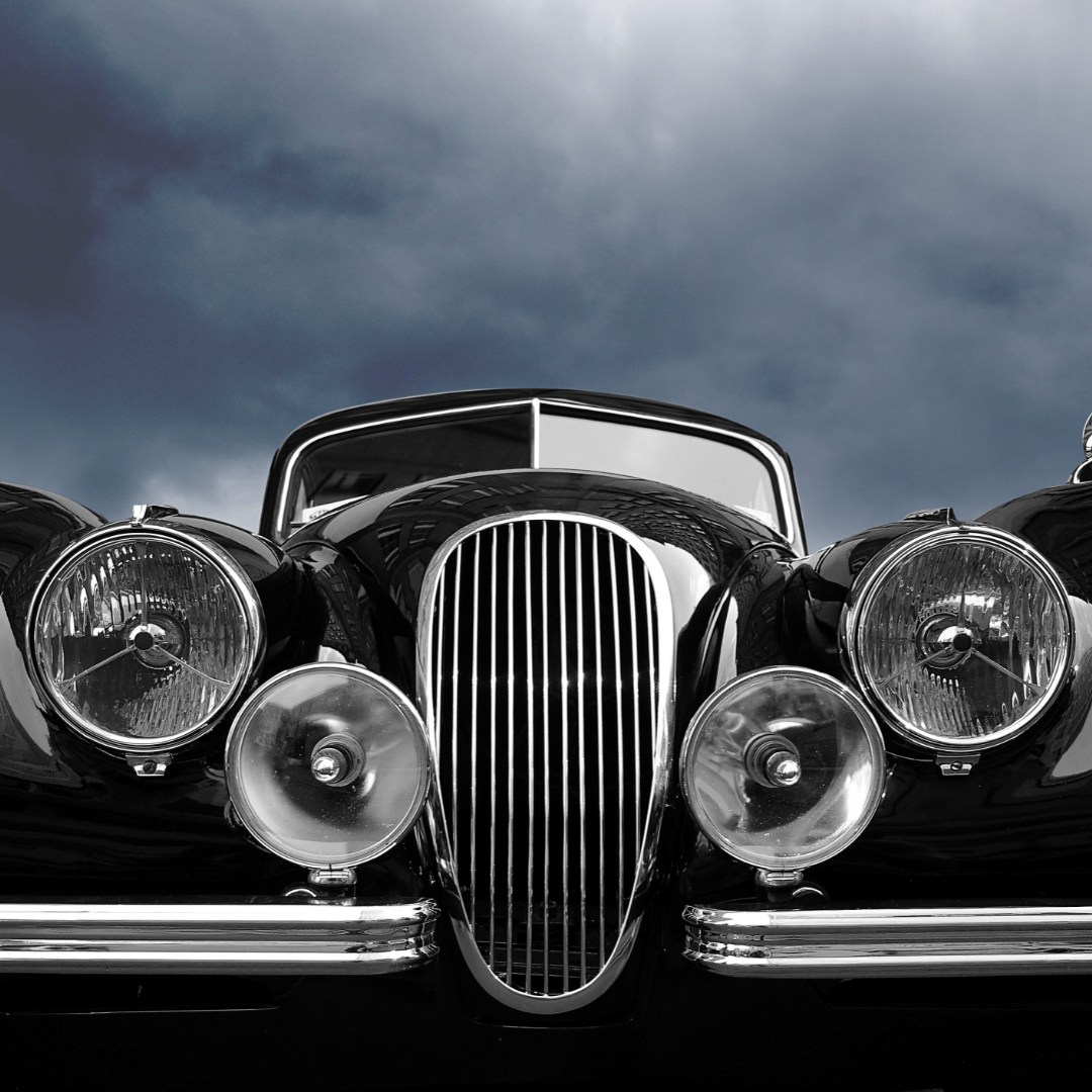 Front End of Classic Car
